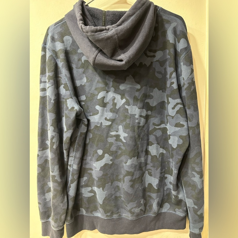 Karl Lagerfeld Navy Camo Hoodie Size M - Picture 5 of 8